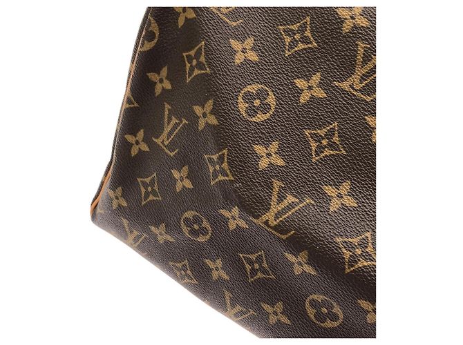Borsa Boston Louis Vuitton Monogram Speedy 40cm Marrone - vista 6