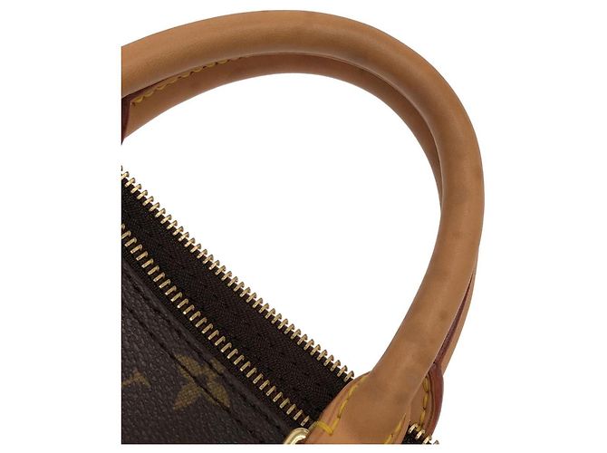 Borsa Boston Louis Vuitton Monogram Speedy 40cm Marrone - vista 8
