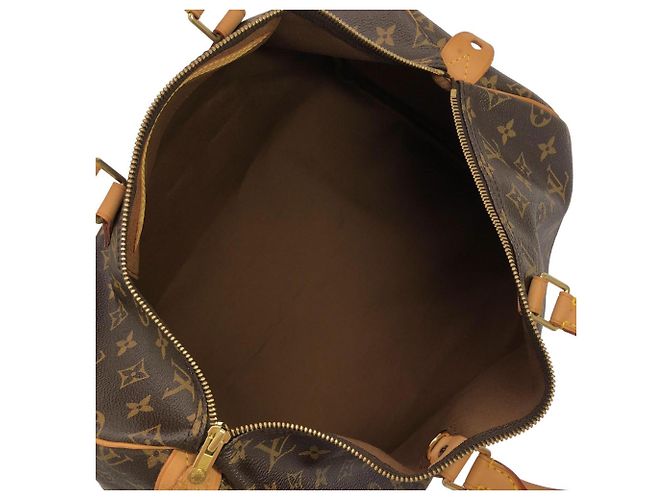Borsa Boston Louis Vuitton Monogram Speedy 40cm Marrone - vista 9