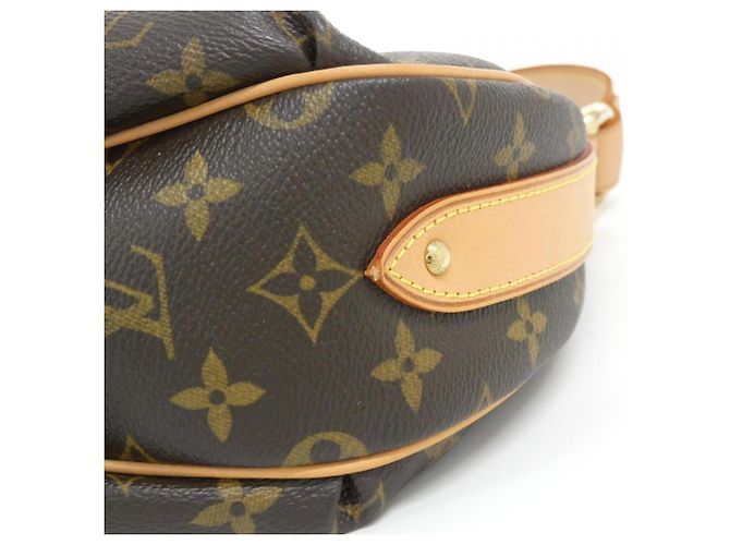 Borsa a Spalla Louis Vuitton Monogram Tulum PM M40076 Marrone - vista 3
