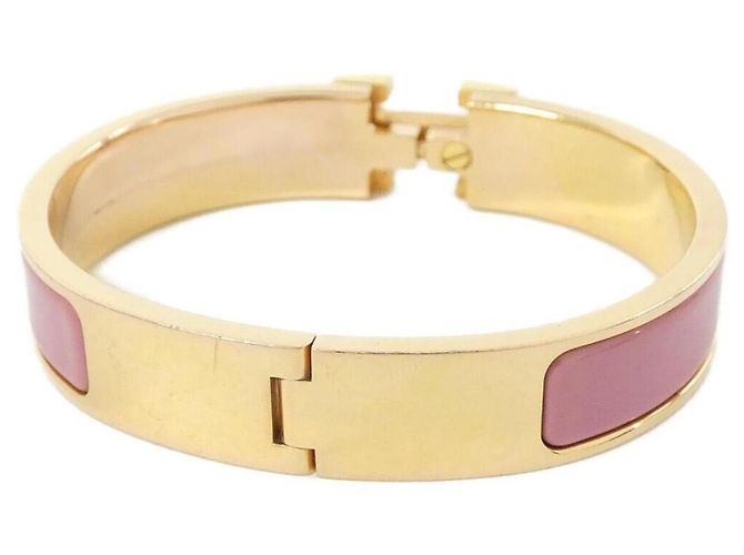 Hermès Click H PM Charm Armband Hermes Pink Golden - Ansicht 2