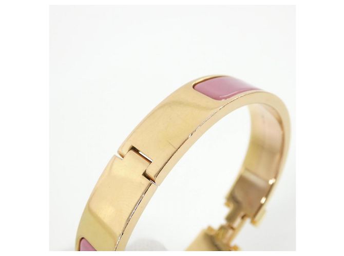 Hermès Click H PM Charm Armband Hermes Pink Golden - Ansicht 3