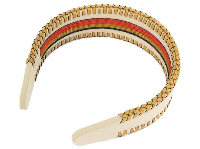 Hermès Cerchietto Hermes Grace 211012G Beige - vista 2