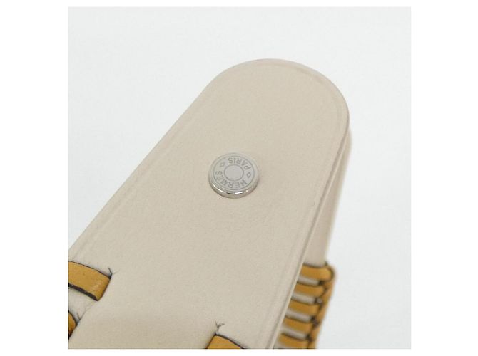 Hermès Cerchietto Hermes Grace 211012G Beige - vista 3