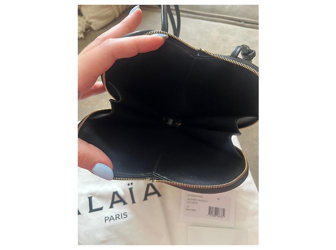 Alaïa Le Coeur borsa a cuore stampa leopardata Nero Stampa leopardo - vista 7