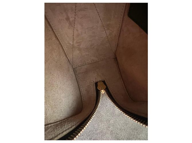 Alaïa Teckel Small Borsa in scamosciato e pelle Goa lucida - Verde Oliva - vista 16