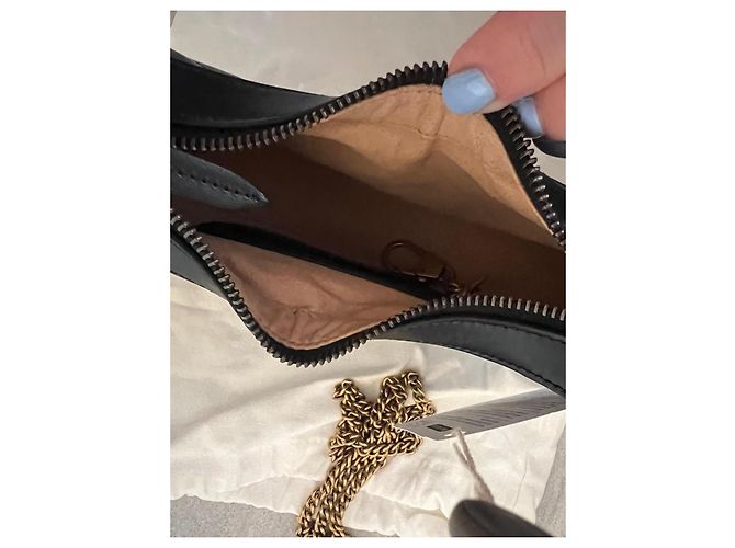Gucci Marmont Mini borsa a tracolla nera Nero - vista 7