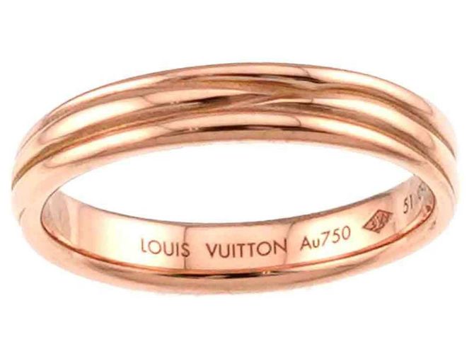 Anello Alliance Louis Vuitton Epi in Oro Rosa 18K - Ansicht 2