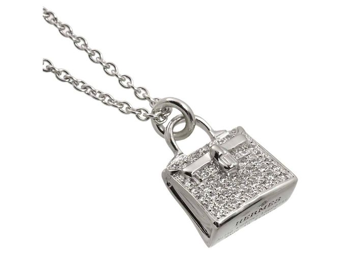 Collana Amulette Kelly in Diamanti Hermès - vista 3