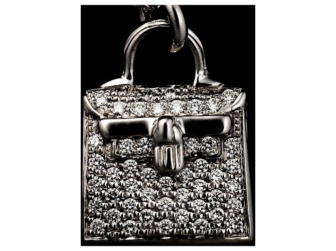 Collana Amulette Kelly in Diamanti Hermès - vista 6