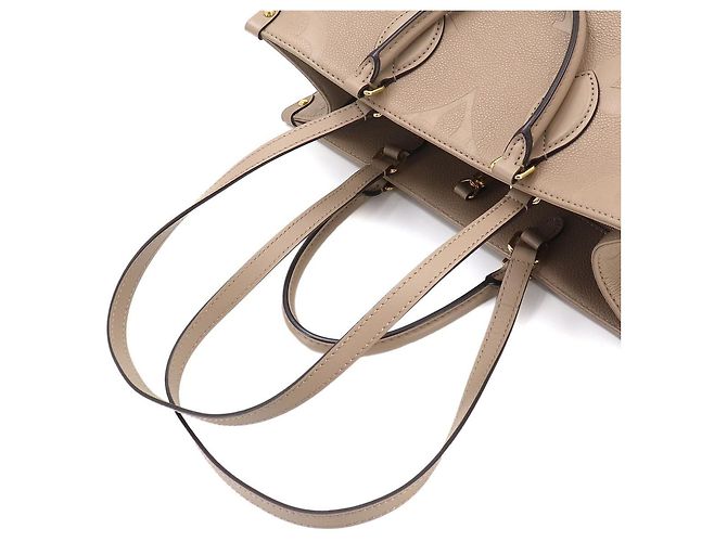Borsa Tote Louis Vuitton Onthego MM Monogram Empreinte Grigio - vista 5