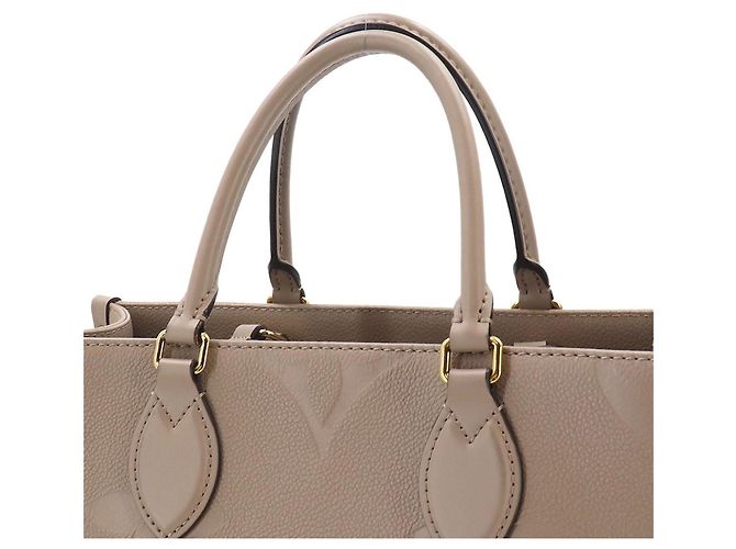 Borsa Tote Louis Vuitton Onthego MM Monogram Empreinte Grigio - vista 6