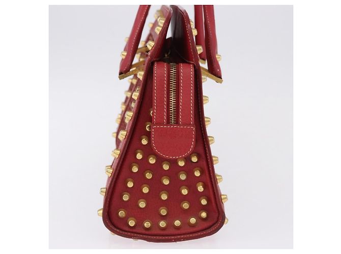 Fendi Studded Handle canvas Rot - Ansicht 4