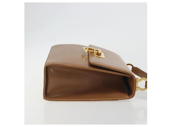 Salvatore Ferragamo Gancini in pelle Marrone - vista 3
