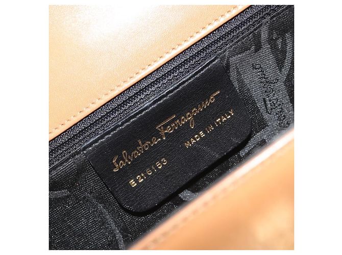 Salvatore Ferragamo Gancini in pelle Marrone - vista 6