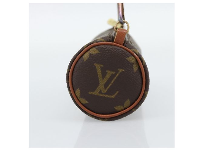 Louis Vuitton Papillon Pochette Monogram Canvas Mini Marrone - vista 5