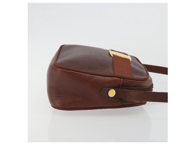 Fotocamera in pelle Salvatore Ferragamo Vara Bow Marrone - vista 3
