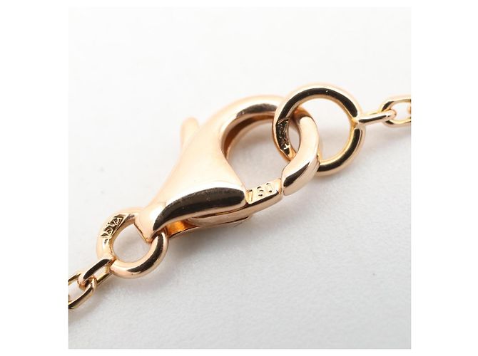 Collana Vintage Alhambra Van Cleef & Arpels Marrone D'oro - vista 4