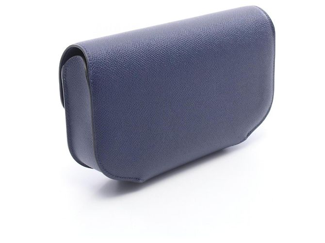 Hermès Clutch Hermes Cherche Midi Blue Saphir - vista 2