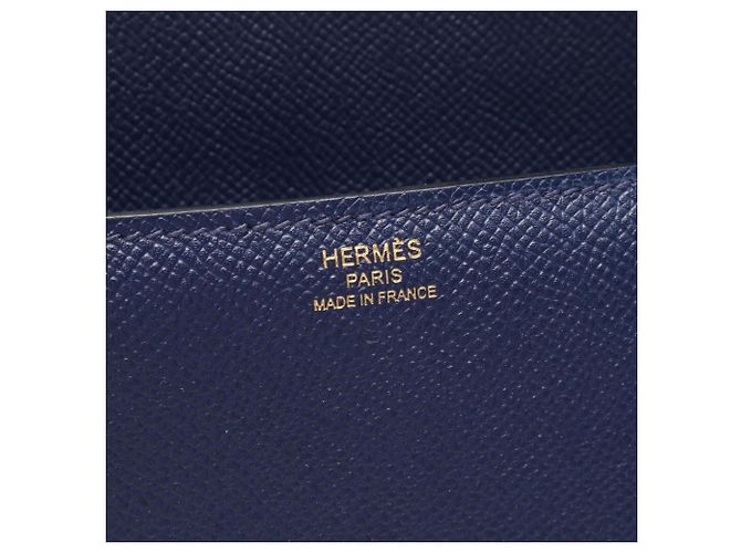 Hermès Clutch Hermes Cherche Midi Blue Saphir - vista 4