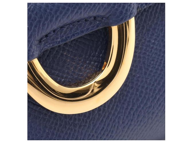 Hermès Clutch Hermes Cherche Midi Blue Saphir - vista 6