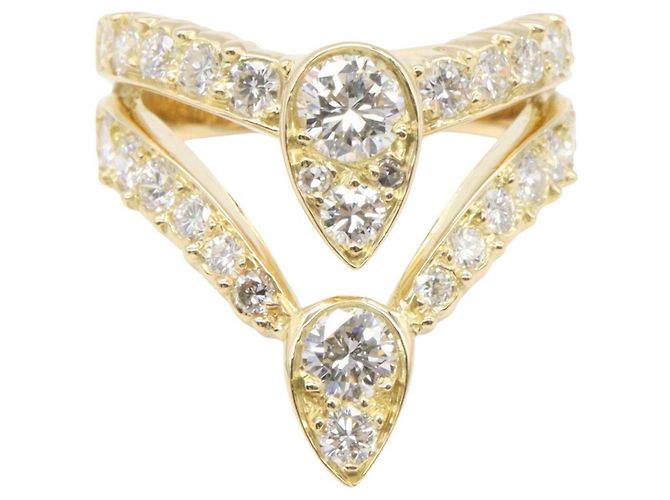 Anello a fascia in oro giallo 18K Van Cleef & Arpels D'oro - vista 2