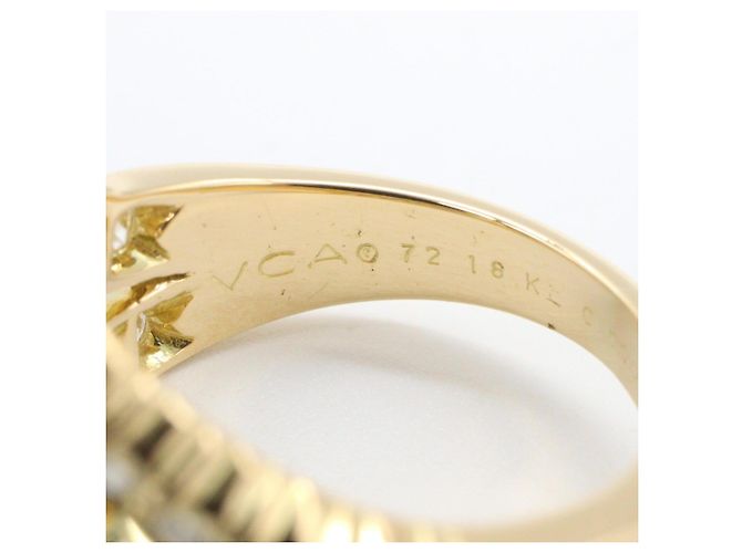Anello a fascia in oro giallo 18K Van Cleef & Arpels D'oro - vista 4