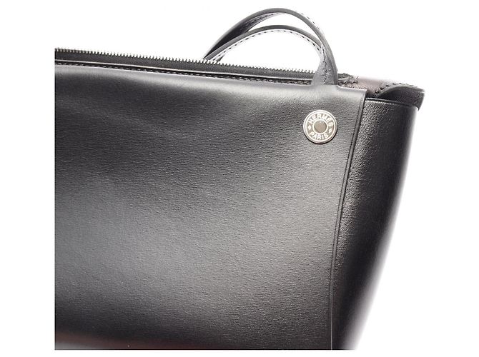 Hermès Borsa a tracolla Hermes in pelle Box Calfskin Nero - vista 8