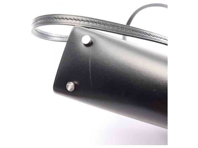 Hermès Borsa a tracolla Hermes in pelle Box Calfskin Nero - vista 9