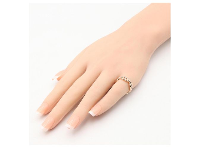 Ring Hermès Anello Enchainée PM Diamante Hermes D'oro - vista 8