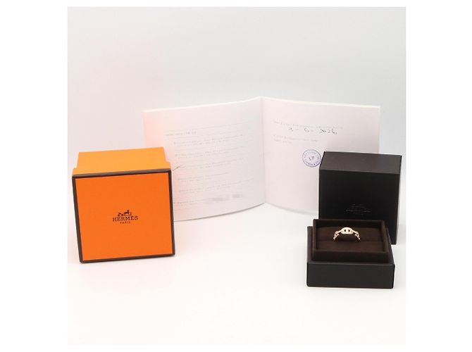Ring Hermès Anello Enchainée PM Diamante Hermes D'oro - vista 9