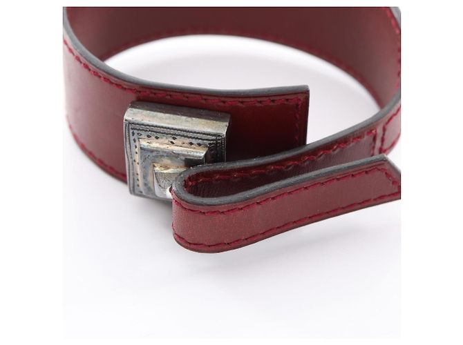 Hermès Bracciale Artemis Touareg Rouge H Hermes Rosso Bordò - vista 3