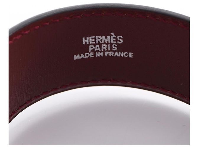 Hermès Bracciale Artemis Touareg Rouge H Hermes Rosso Bordò - vista 4