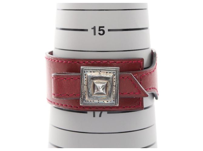 Hermès Bracciale Artemis Touareg Rouge H Hermes Rosso Bordò - vista 6