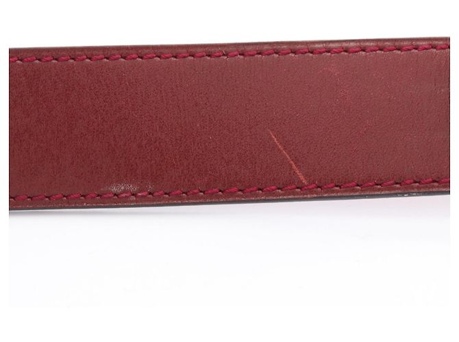 Hermès Bracciale Artemis Touareg Rouge H Hermes Rosso Bordò - vista 7