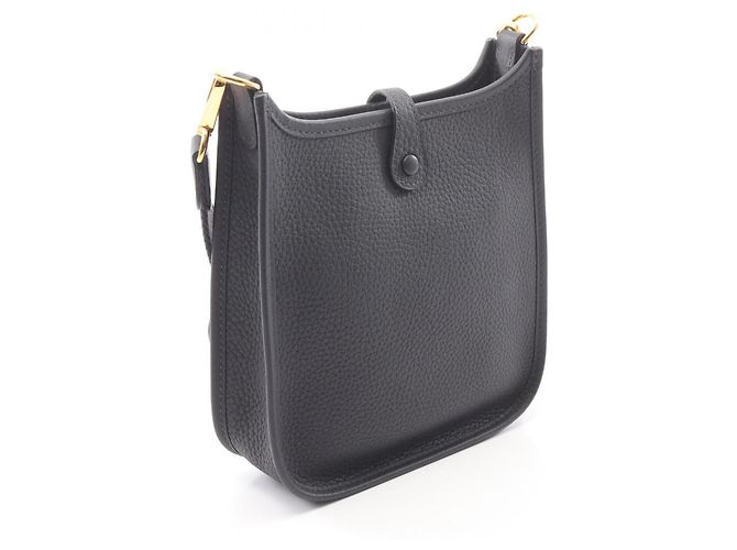 Borsa a tracolla Hermès Evelyne TPM Caban Blu navy - vista 2