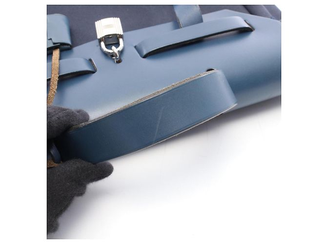 Hermès Zaino/Borsa Hermes Herbag Ad PM Blu navy - vista 10