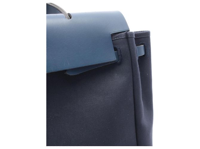 Hermès Zaino/Borsa Hermes Herbag Ad PM Blu navy - vista 9