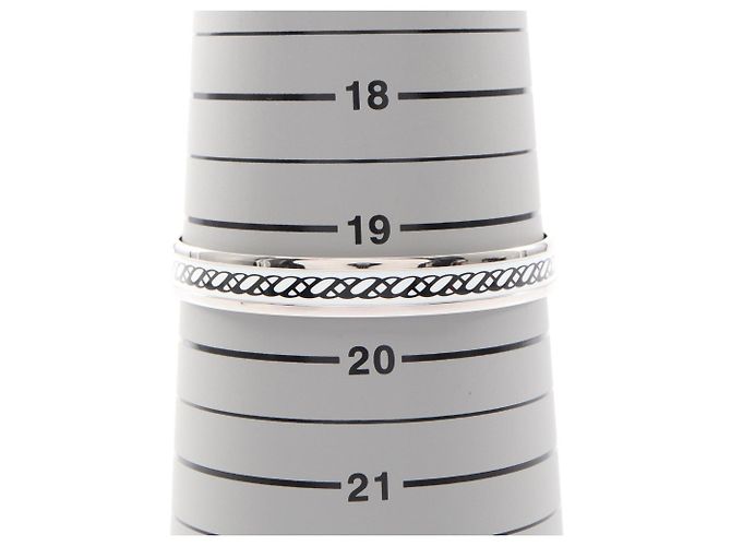 Hermès Pulsera Email PM Celtic Knot Hermes Negro Plata Blanco - vista 4