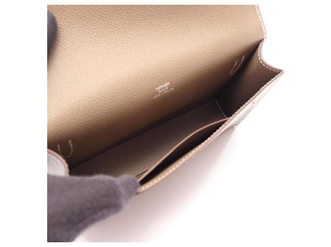 Hermès Borsa a tracolla Hermes Snap Tougo Etoupe Marrone Taupe - vista 3