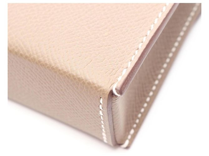 Hermès Borsa a tracolla Hermes Snap Tougo Etoupe Marrone Taupe - vista 6