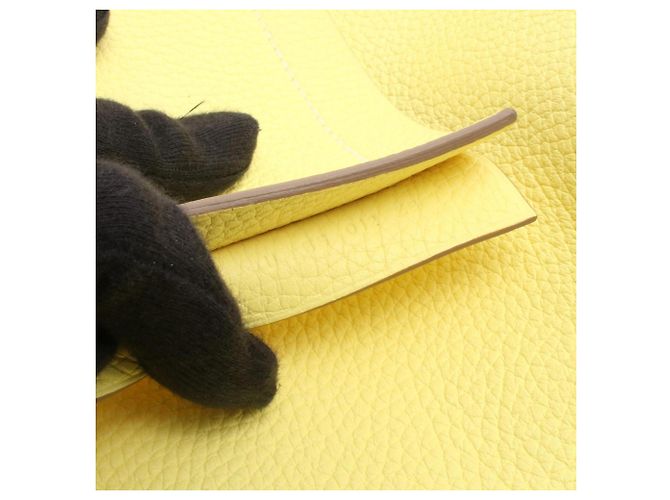 Hermès Borsa Tote Hermes Cabasellier 31 Lime D'oro Giallo - vista 5