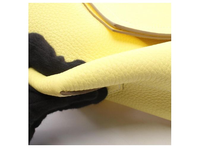 Hermès Borsa Tote Hermes Cabasellier 31 Lime D'oro Giallo - vista 6