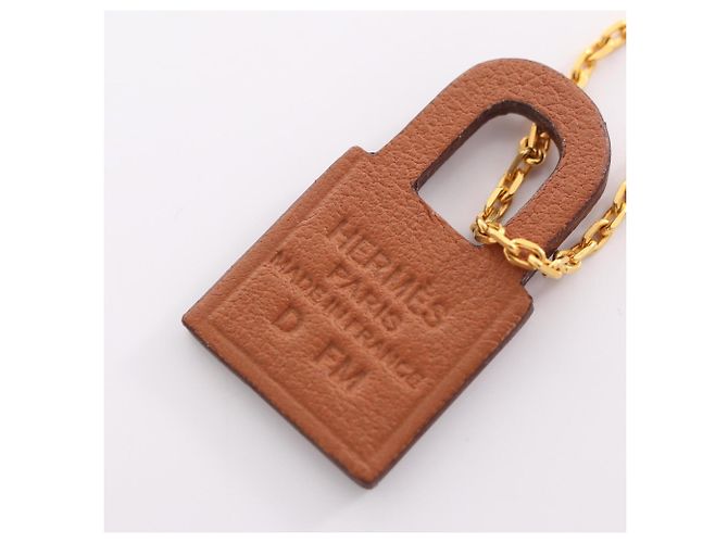 Hermès Collar Hermes O'Kelly Castaño Dorado - vista 5