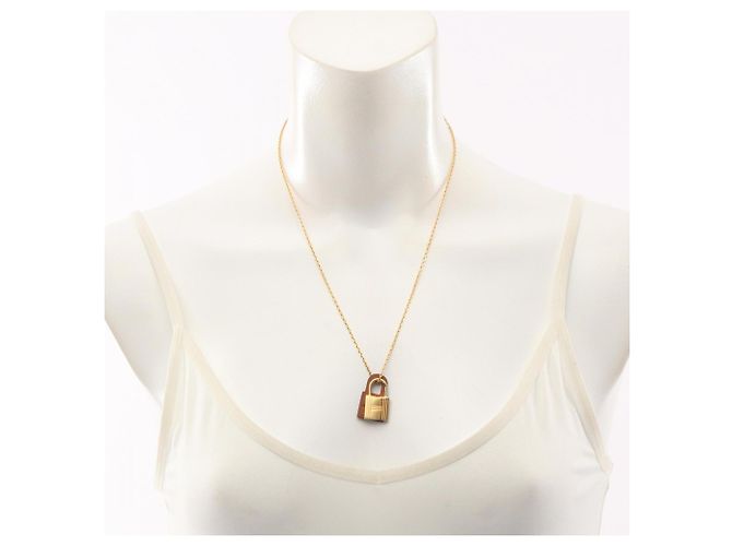 Hermès Collar Hermes O'Kelly Castaño Dorado - vista 6