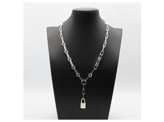 Hermès Collar Hermes Kelly Chaine Plata - vista 6