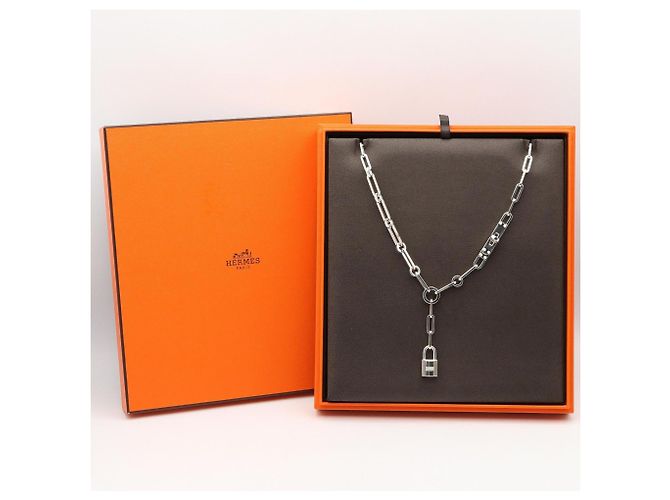 Hermès Collar Hermes Kelly Chaine Plata - vista 7