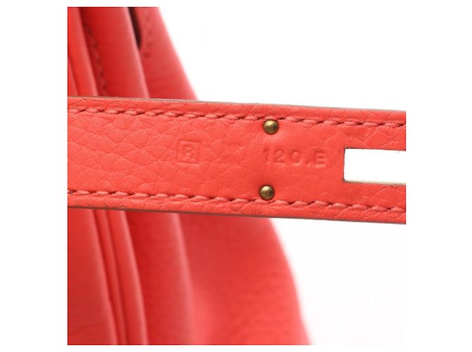 Hermès Borsa Hermes Kelly 32 in Rose Jaipur Rosa - vista 5