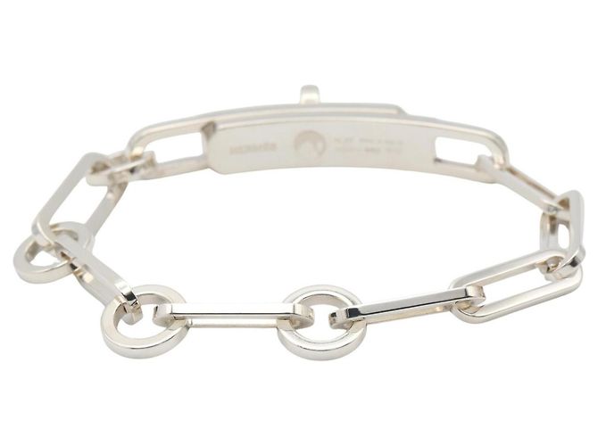 Hermès Bracciale Chaine Charm Kelly Hermes Argento - vista 2