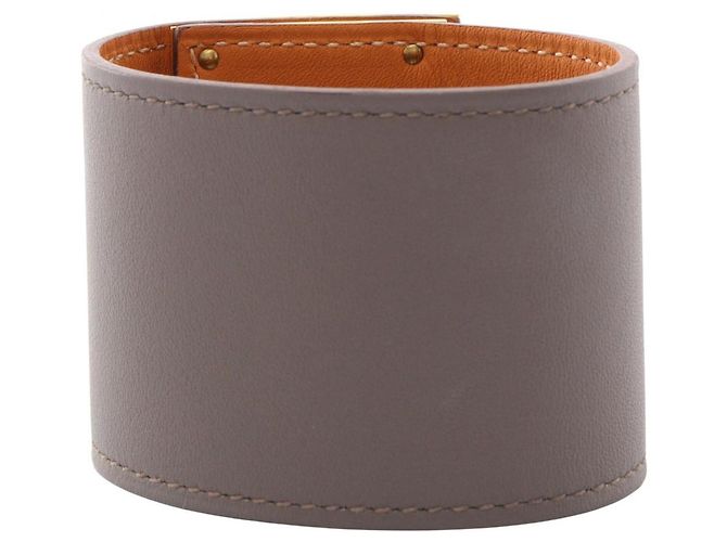 Hermès Bracciale Kelly Dog Extreme Hermes Marrone D'oro - Ansicht 2